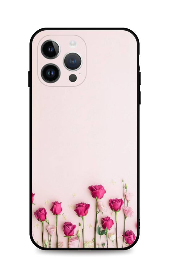 Zadný kryt DARK pre iPhone 14 Pro Roses