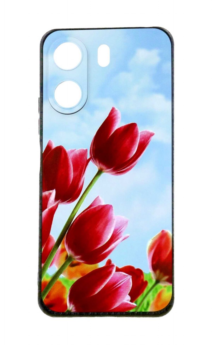 Zadný kryt DARK na Xiaomi Redmi 13C Tulips
