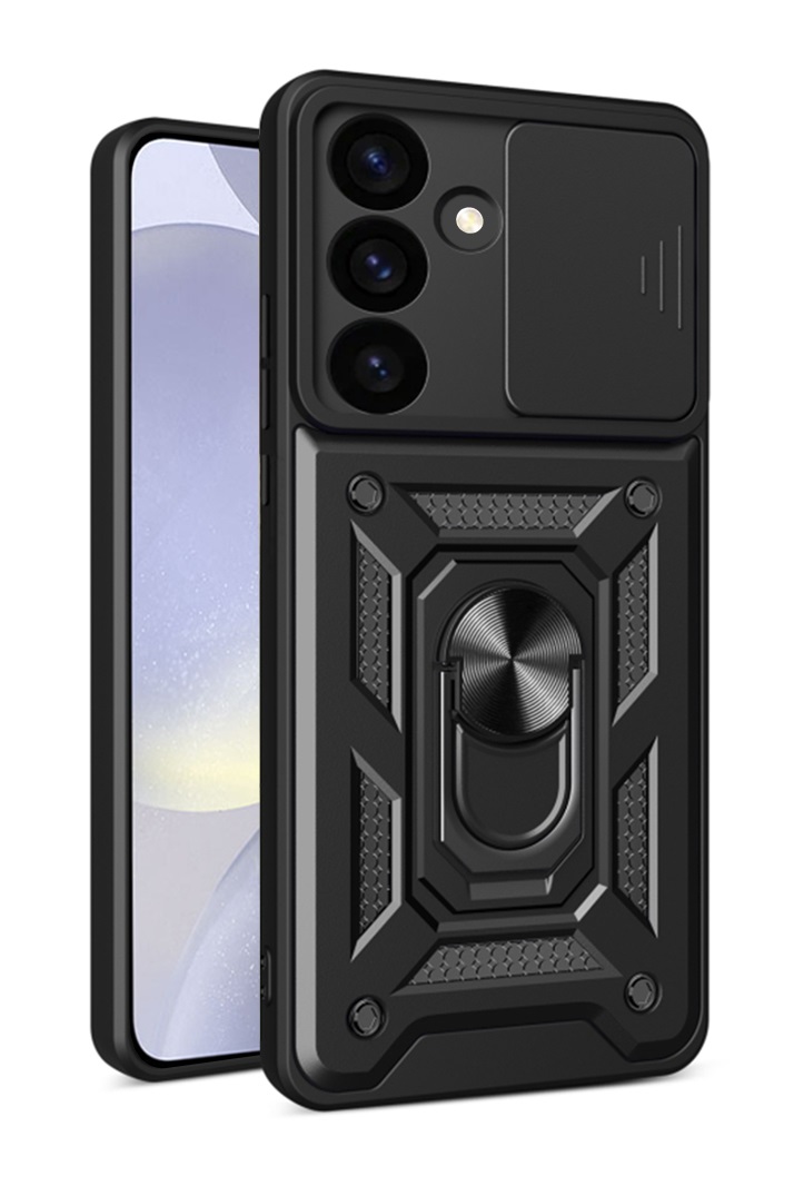 Ultra odolný zadný kryt Armor Lens na Samsung S24 Plus čierny