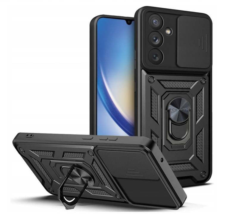 Ultra odolný zadný kryt Armor Lens na Samsung A25 5G čierny