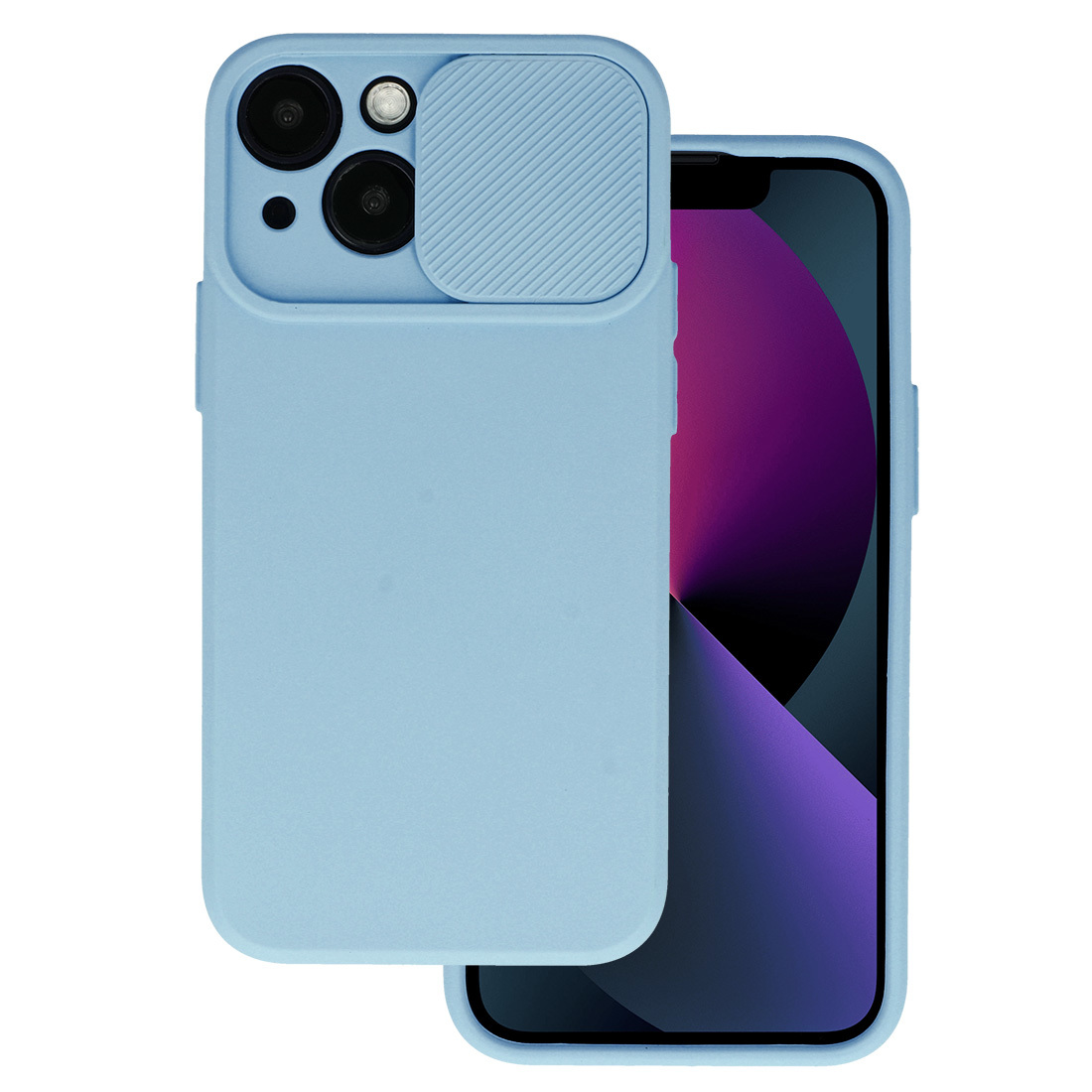 Camshield Soft pre Samsung Galaxy S23 Light blue