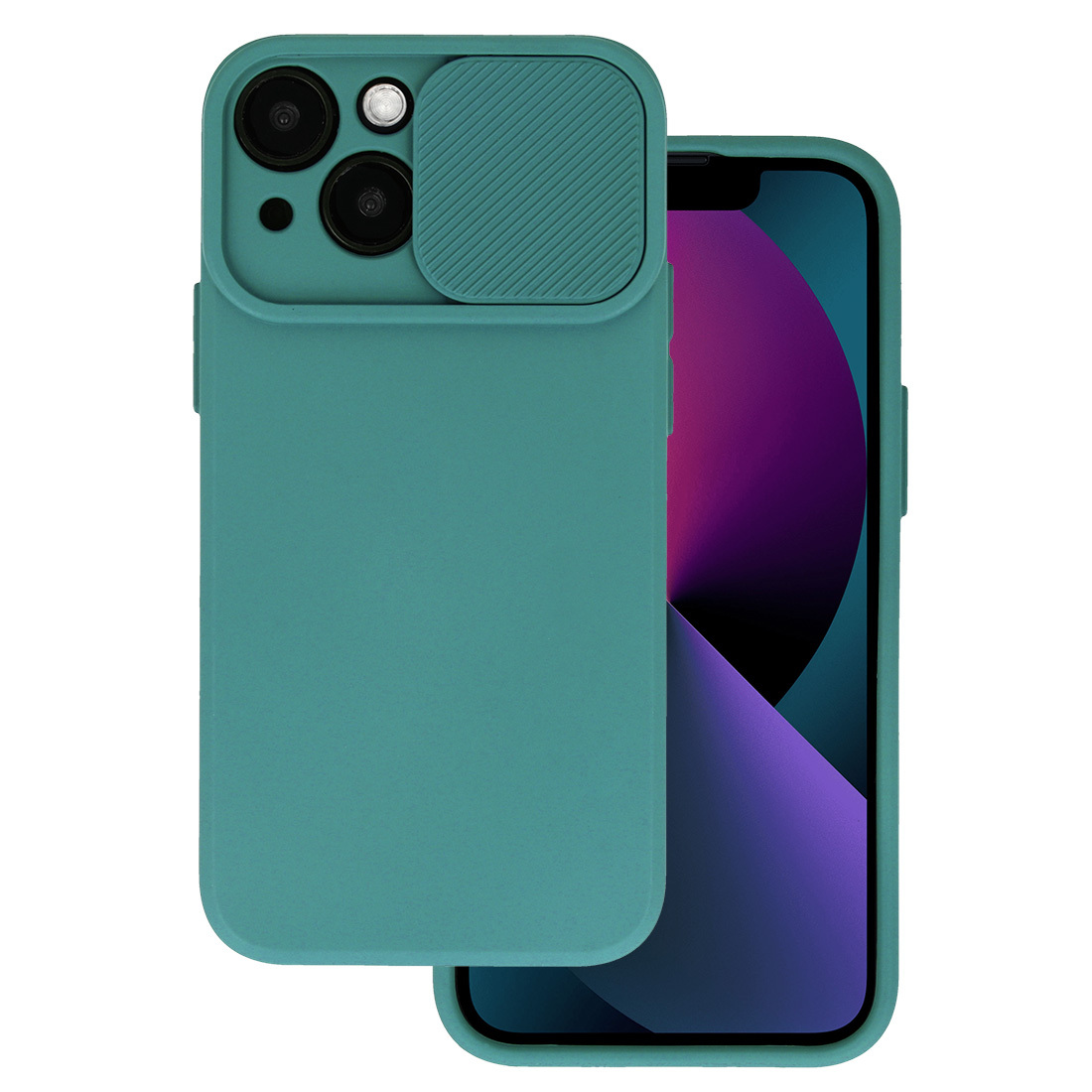 Camshield Soft pre Samsung Galaxy S24 Dark green