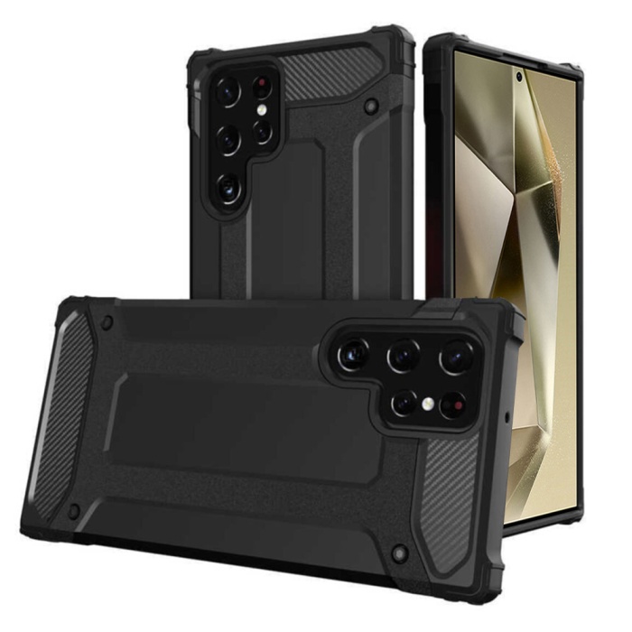 Zadný kryt pre Samsung S24 Ultra Panzer čierny