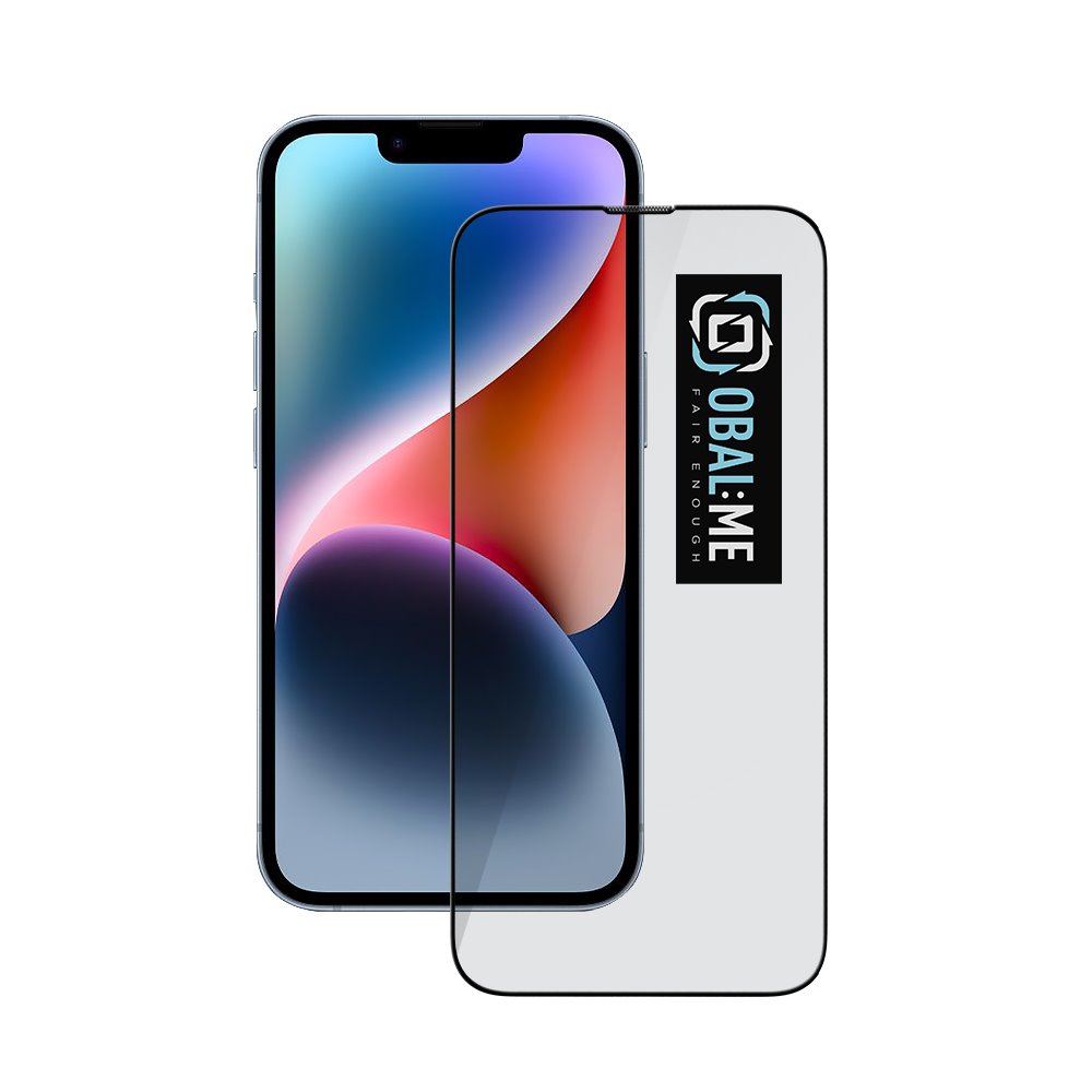 Tvrdené sklo Obal:Me 5D pre Apple iPhone 13-13 Pro-14-16e Black