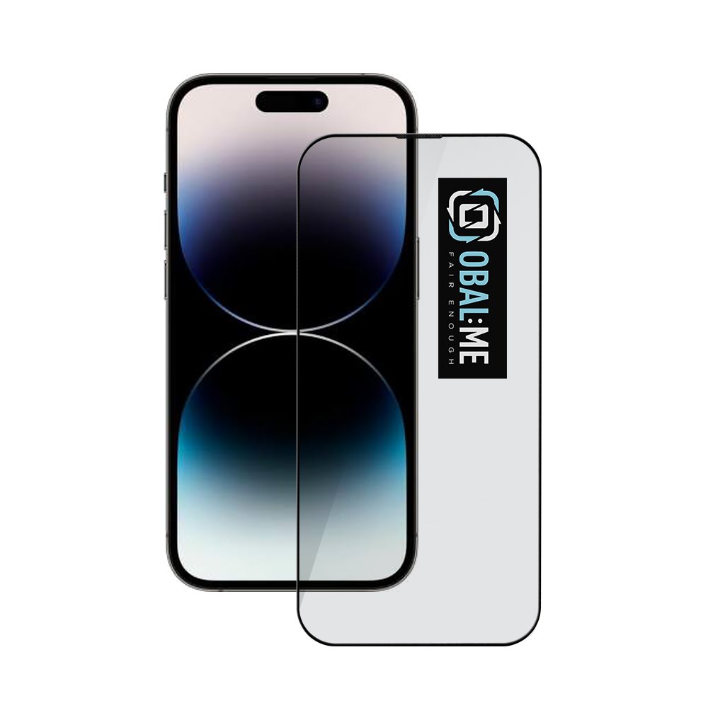 Obal:Me 5D tvrdené sklo pre Apple iPhone 14 Pro Black
