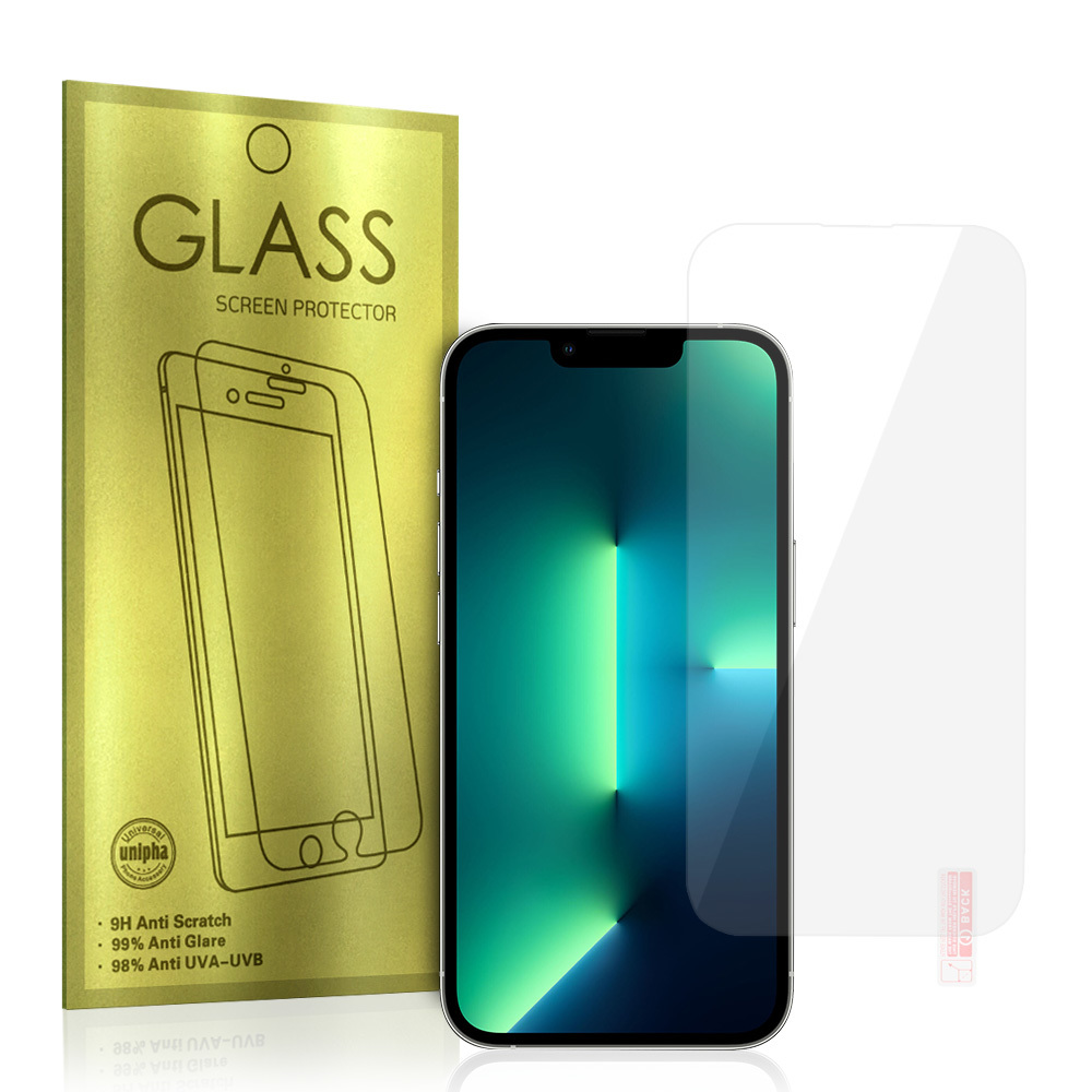 Tvrdené sklo Gold pre IPHONE 13 - 13 Pro - 16e