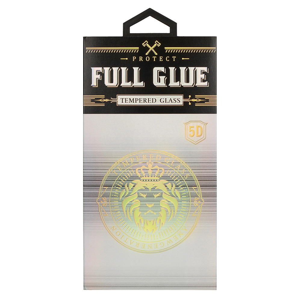 Tvrdé sklo Full Glue 5D pre SAMSUNG GALAXY S20 ULTRA BLACK (s otvorom pre skener)