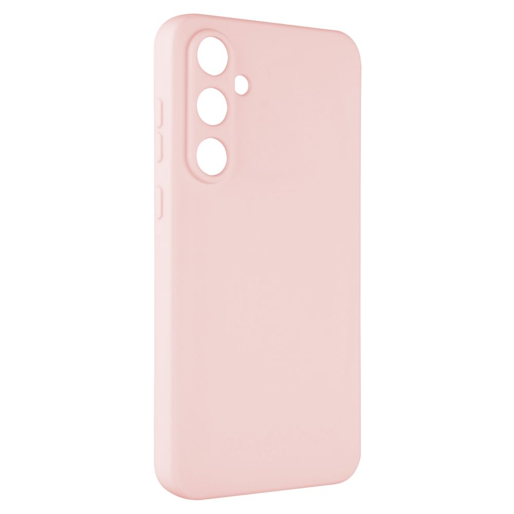 Zadný pogumovaný kryt FIXED Story pre Samsung Galaxy A55 5G, ružový