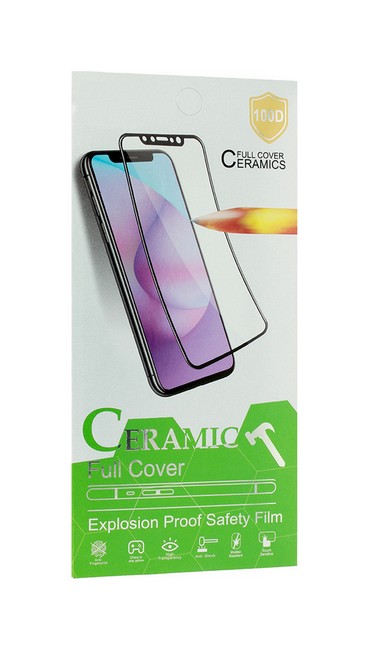 Fólia na displej Ceramic for iPhone 15 Plus Full Cover black