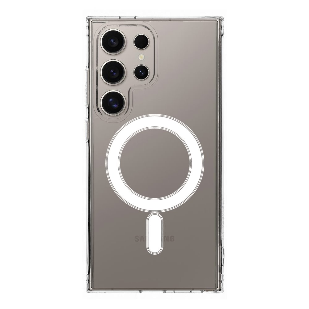 Zadný kryt Tactical MagForce pre Samsung Galaxy S24 Ultra Transparent