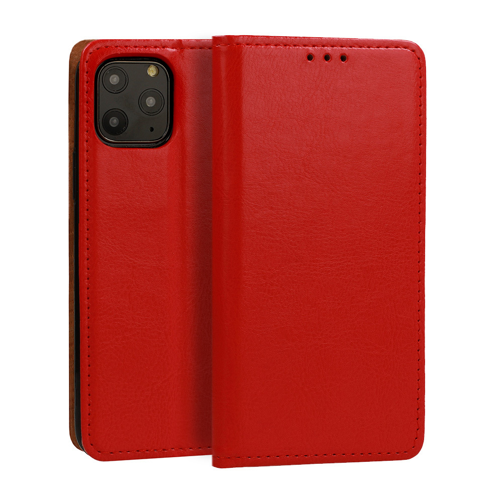 Flipové puzdro TopQ Special pre SAMSUNG S24 PLUS RED (kožené)