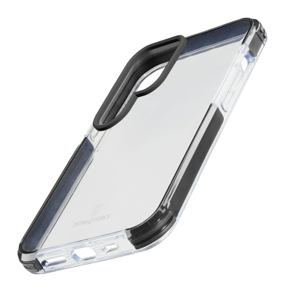 Ultra ochranné puzdro Cellularline Tetra Force Strong Guard pre Samsung Galaxy S23 Ultra, priehľadné