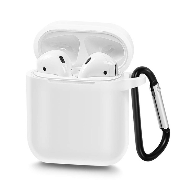 Silikónové puzdro pre Airpods Type 1 - biele