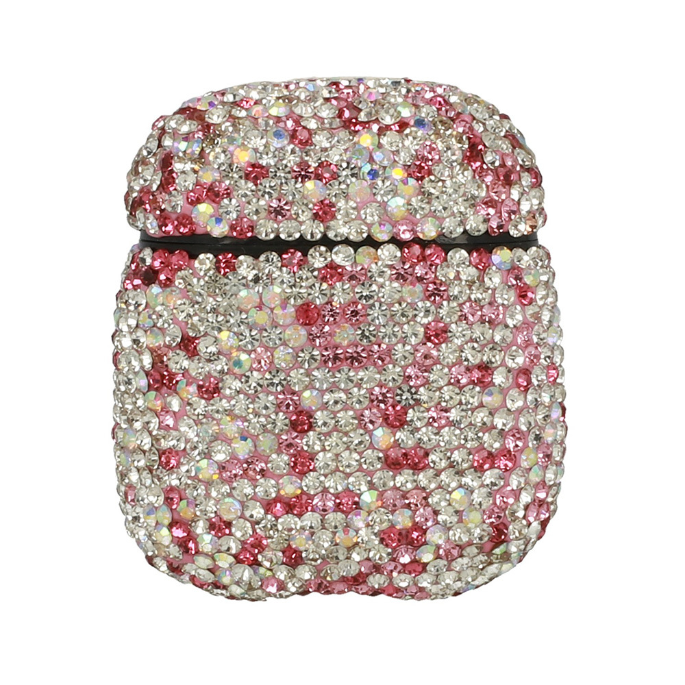 Puzdro pre sluchádla Diamonds Airpods - ružové