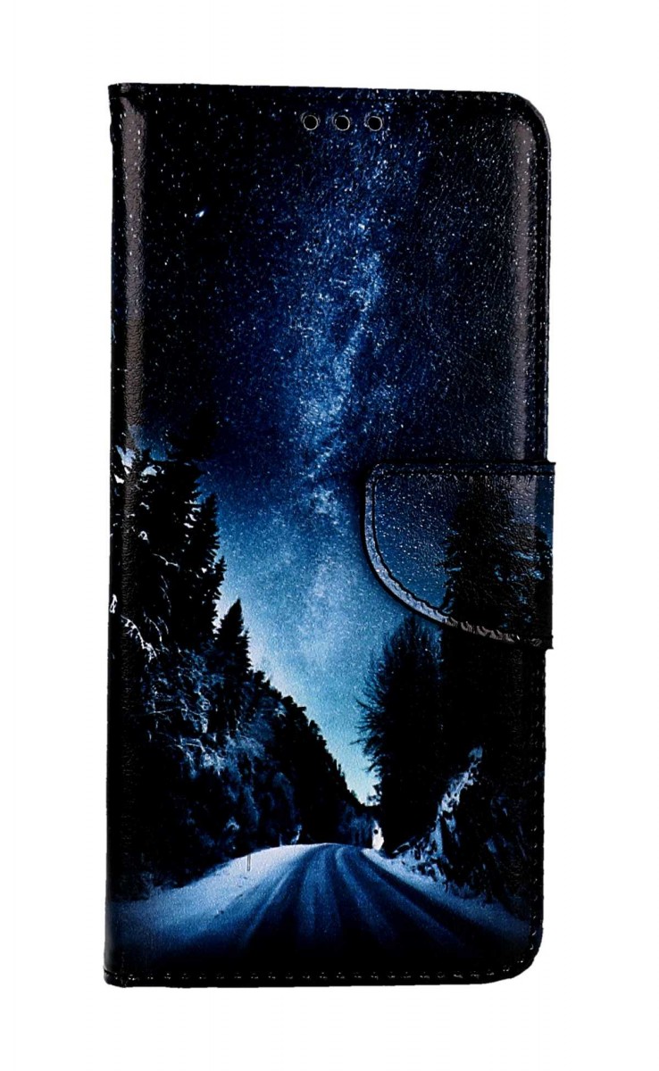 Flipové puzdro TopQ pre Samsung A14 Zimná cesta