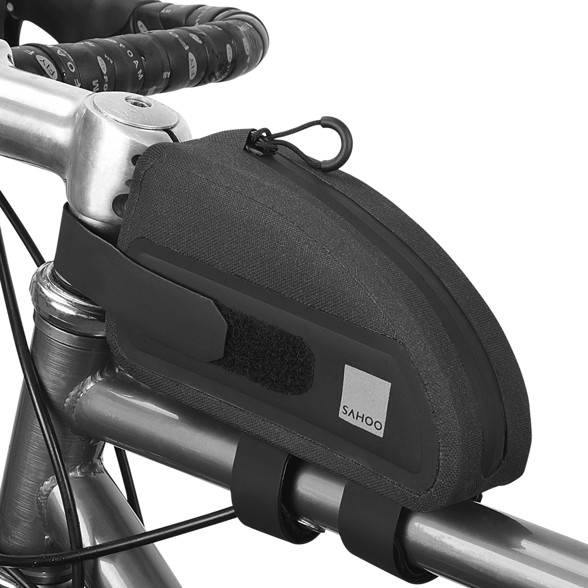 Brašna na rám bicykla SAHOO (122035) čierna 0,3L