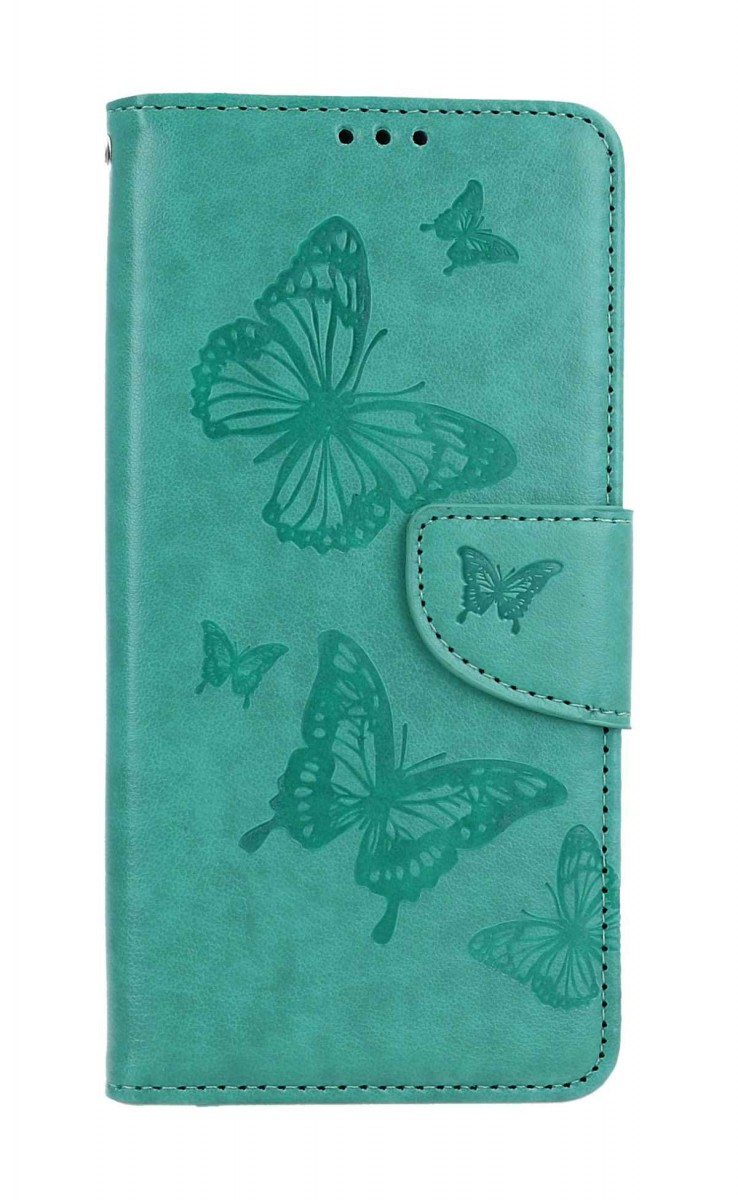 Flipové puzdro TopQ pre Samsung A54 5G Butterfly zelené