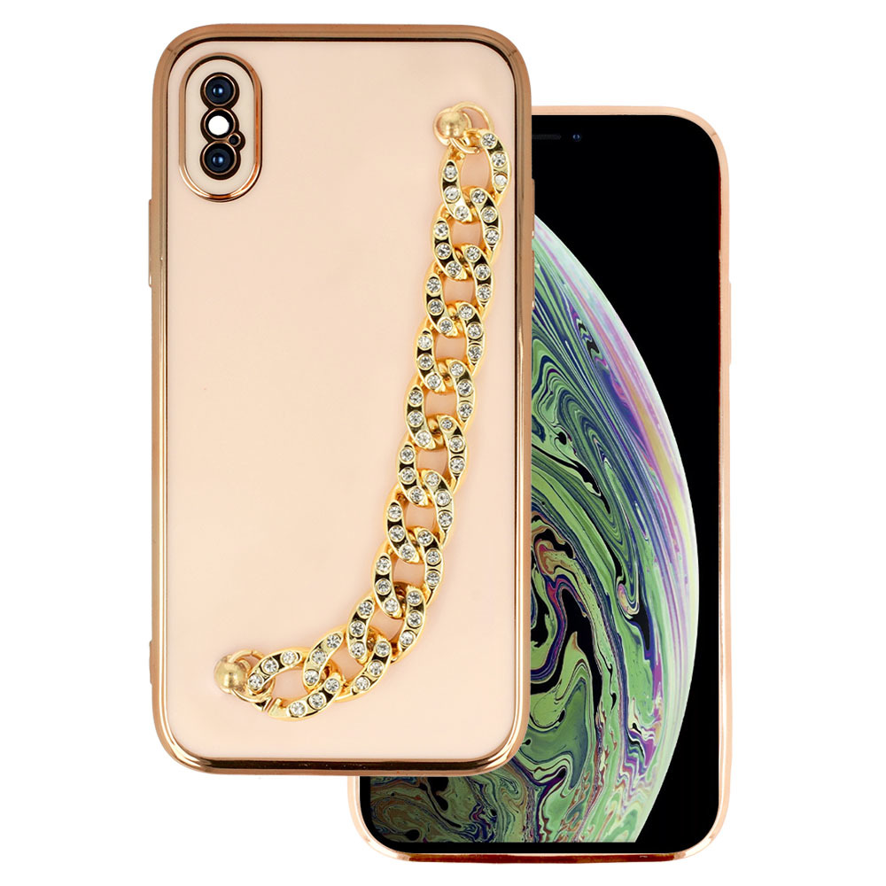 Trendy puzdro pre Iphone X/XS design 4 light pink
