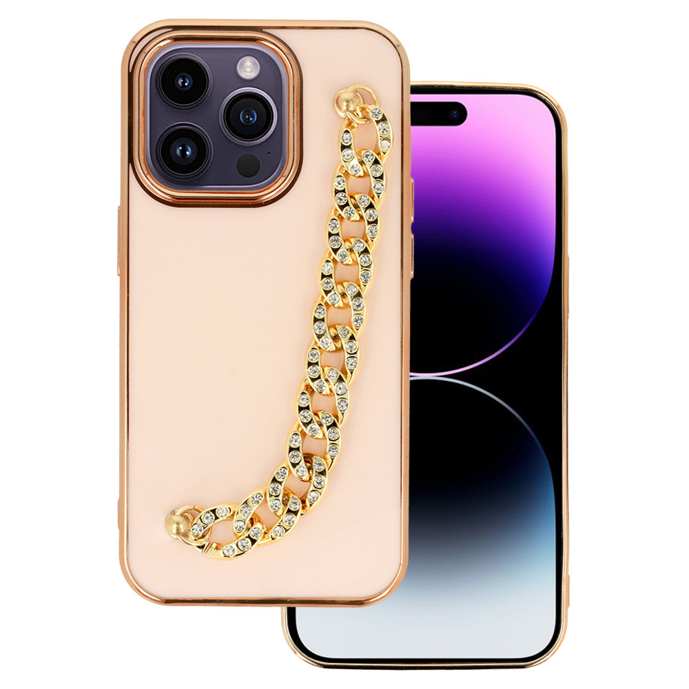 Trendy puzdro pre Iphone 14 Pro Max design 4 light pink