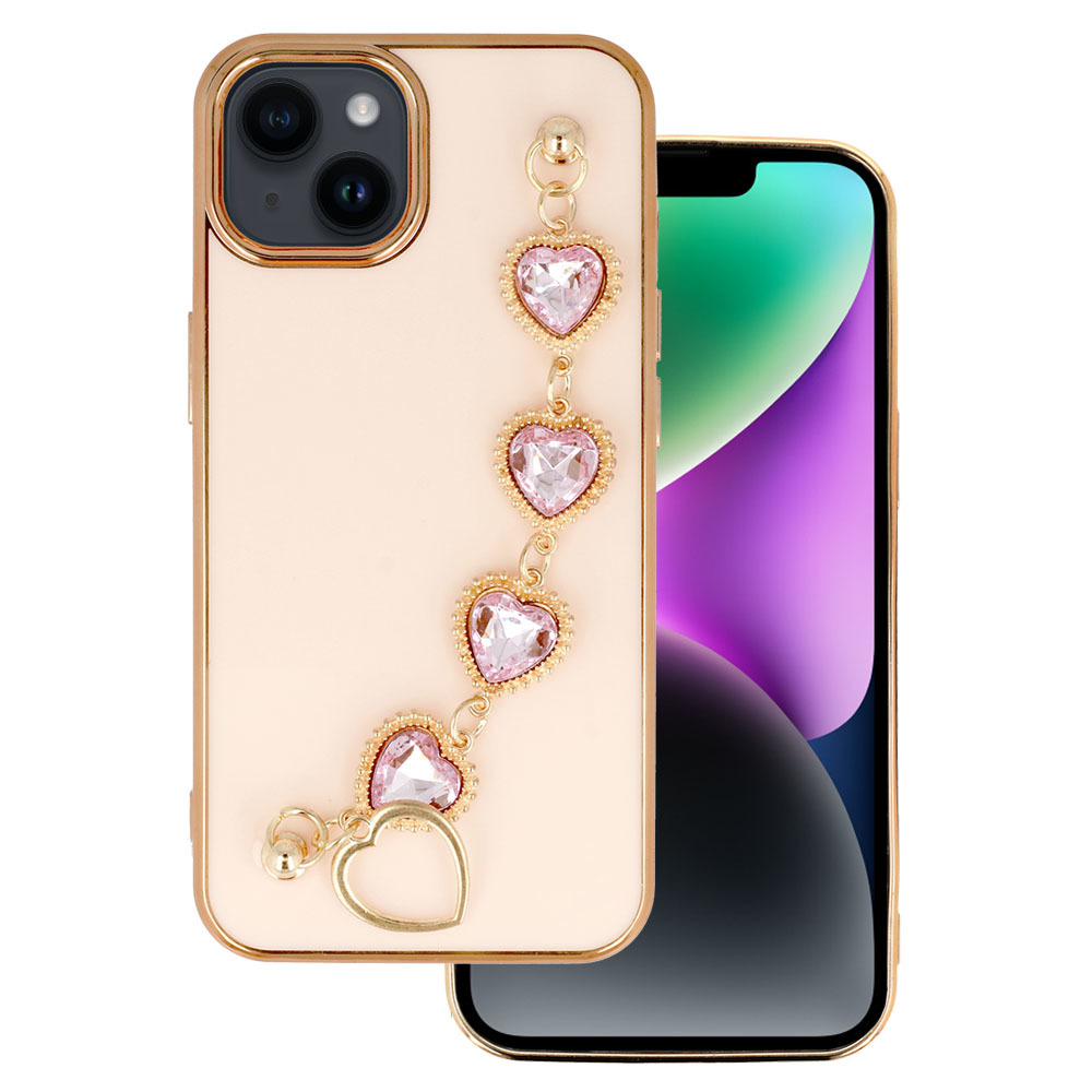 Trendy puzdro pre Iphone 14 Plus design 2 light pink
