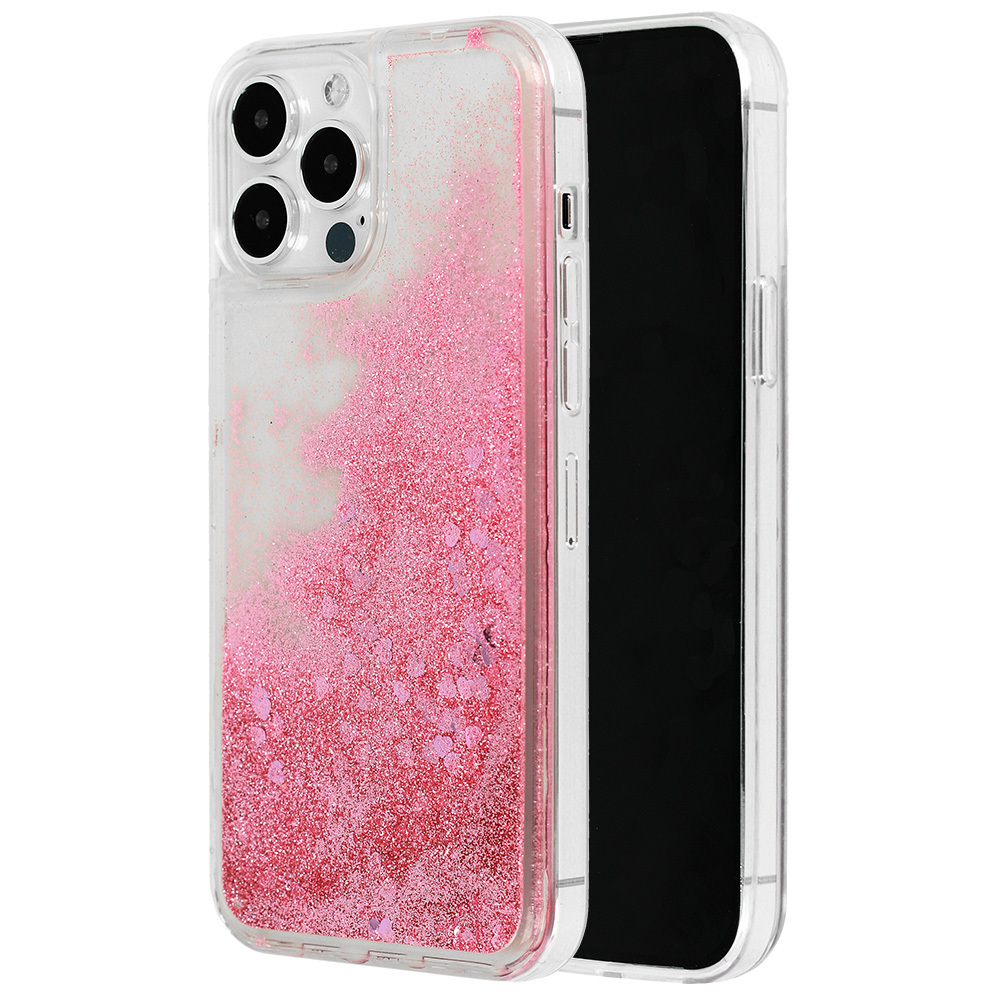 Puzdro Liquid Heart pre Iphone 11 Pro Rose gold