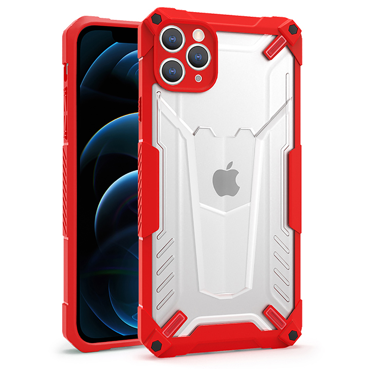 Hybridné puzdro Tel Protect pre Samsung Galaxy S21 Plus Red