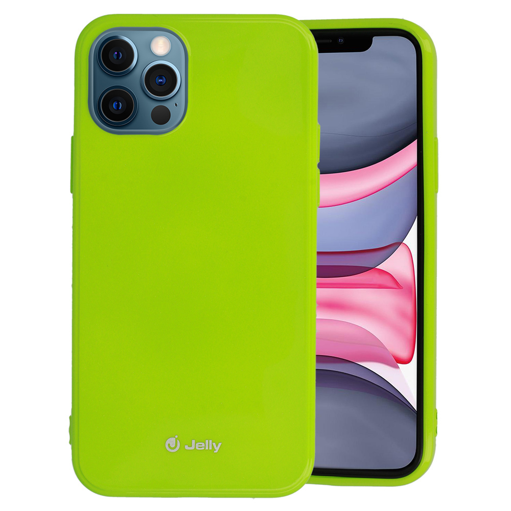 Kryt Jelly Case pre Iphone 12 Mini limetka