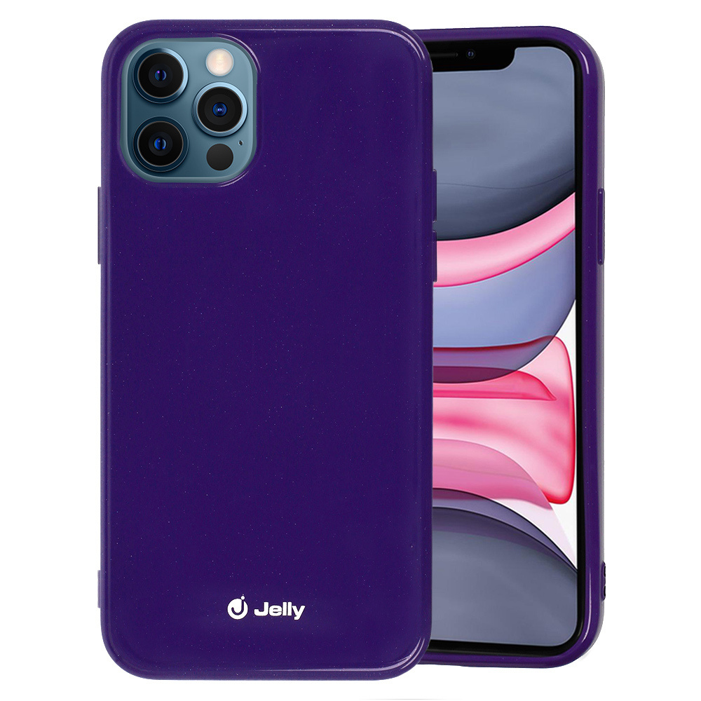 Kryt Jelly Case pre Iphone 12 Mini fialový
