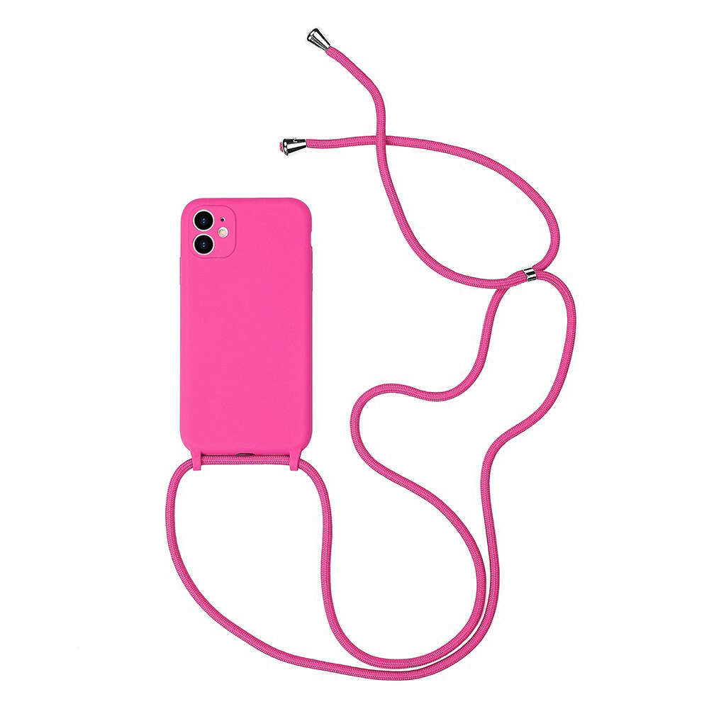 Silikónové puzdro STRAP pre Iphone 11 Pro Pink