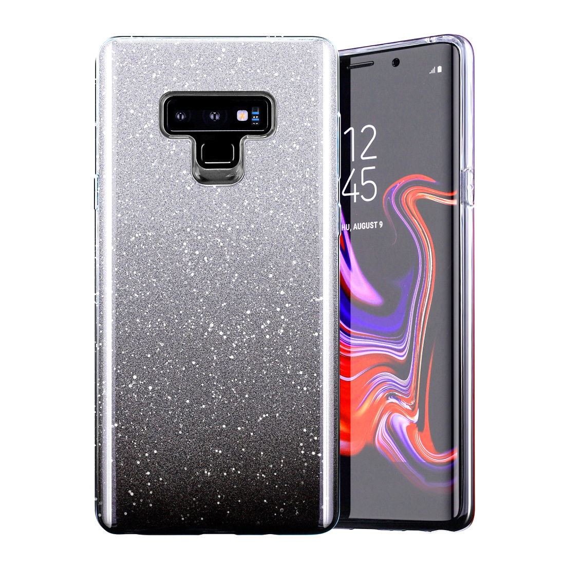 Zadný kryt BLING pre SAMSUNG GALAXY S22 Plus čierny