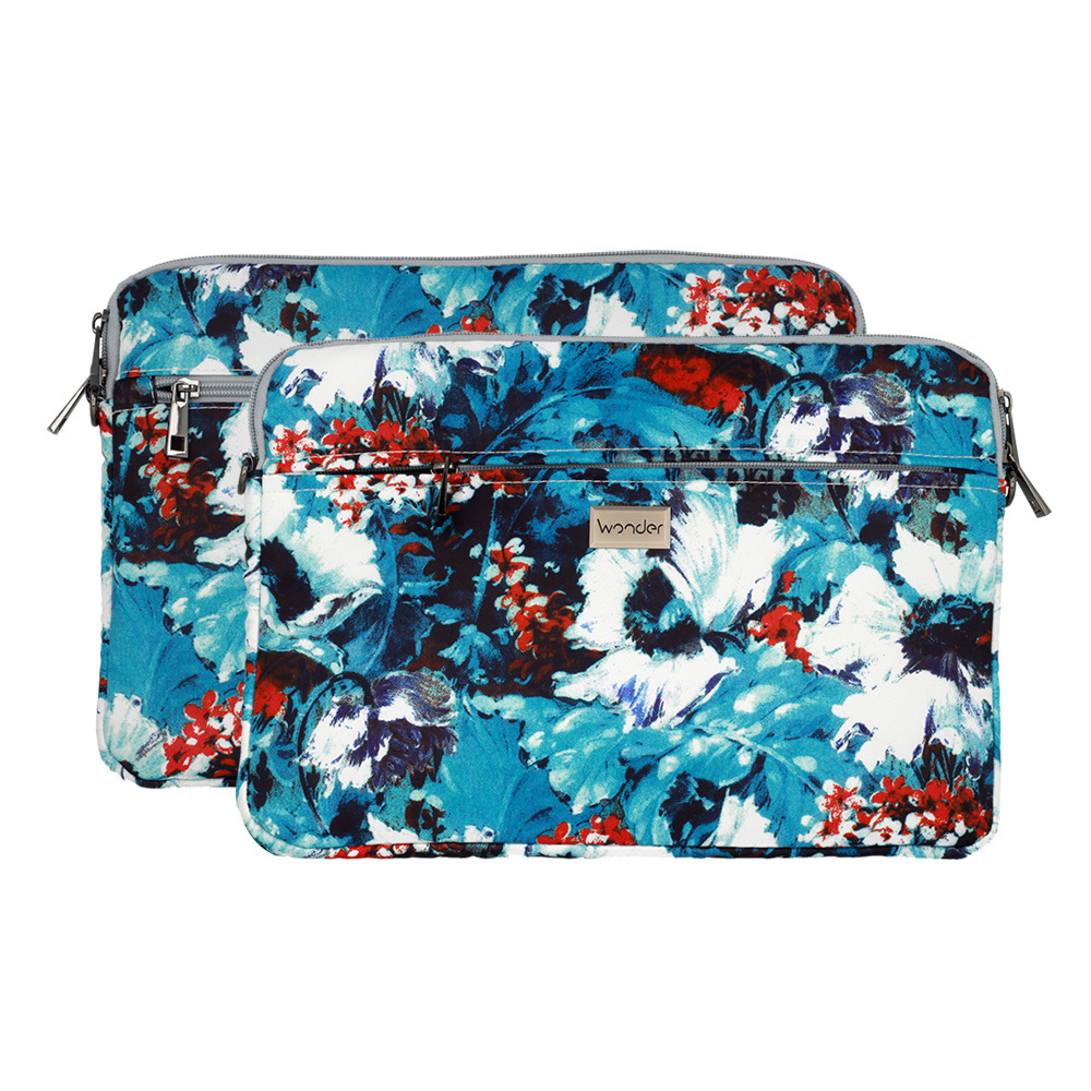 Puzdro na tablet Wonder Sleeve 10" white poppies