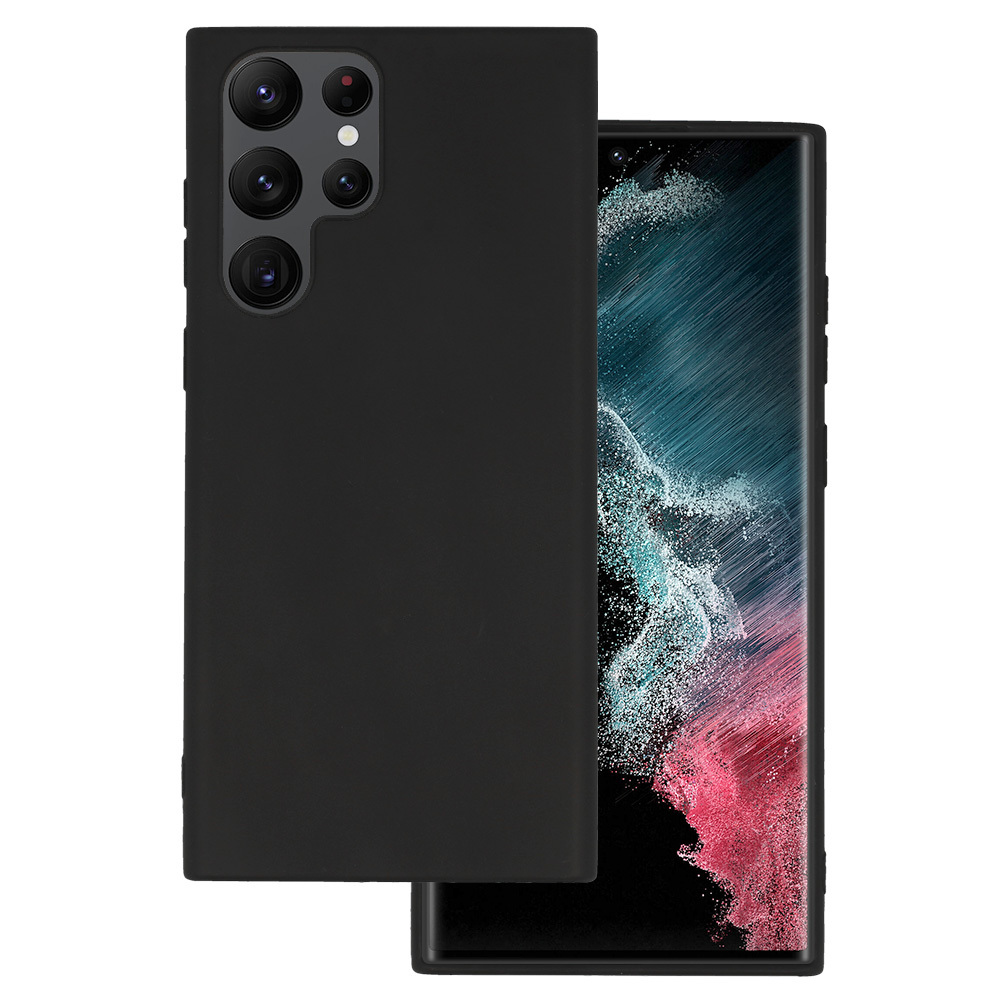 Zadný kryt MATT pre SAMSUNG GALAXY S22 ULTRA čierny