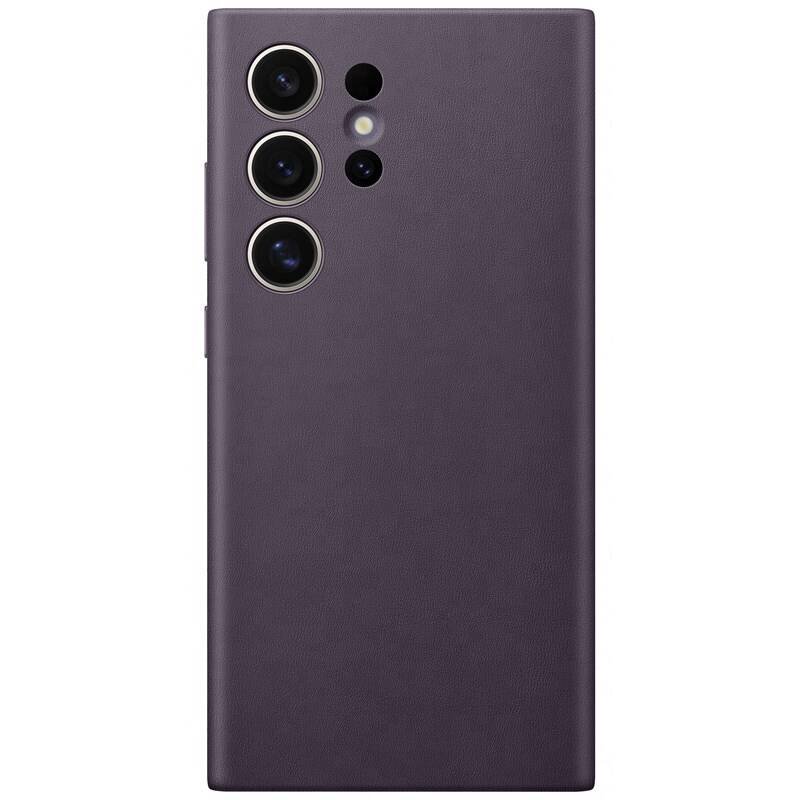 Zadný kryt Samsung Leather GP-FPS928HCA pre Galaxy S24 Ultra Dark Violet