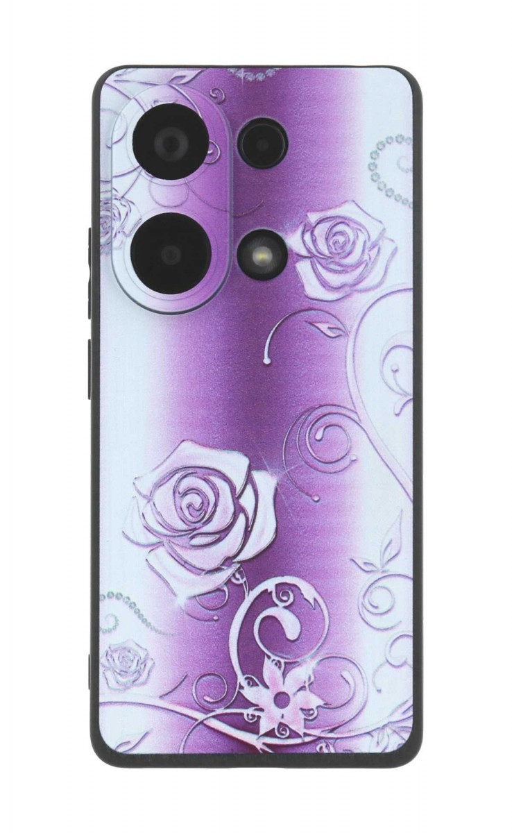 Zadný kryt DARK na Xiaomi Redmi Note 13 Pro Abstract Roses