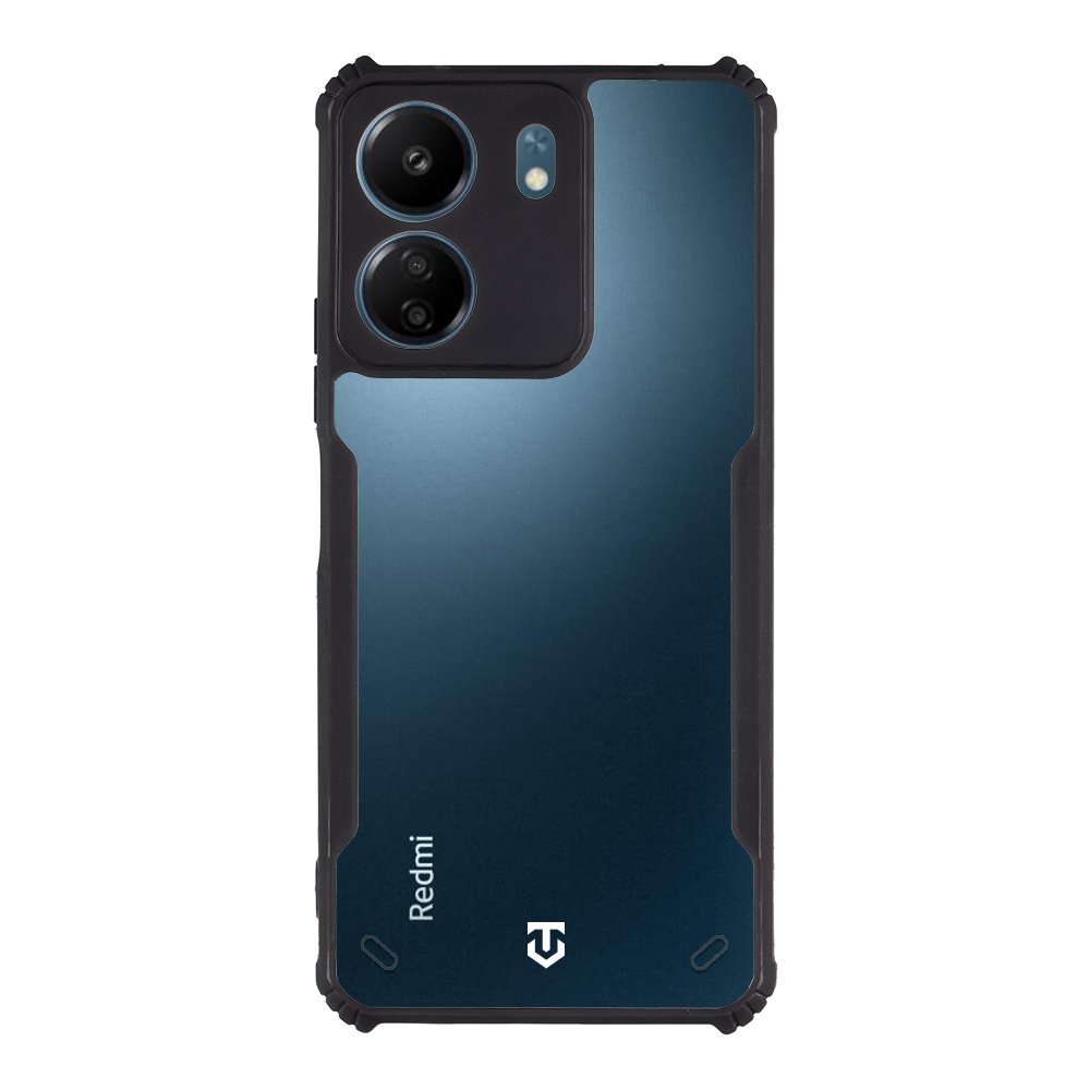Zadný kryt Tactical Quantum Stealth pre Xiaomi Redmi 13C-Poco C65 Clear-Black
