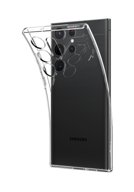 Zadný kryt Spigen Liquid Crystal na Samsung S23 Ultra transparentný