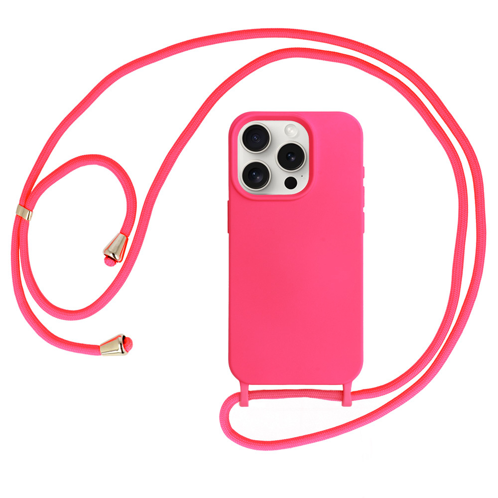 Puzdro Strap D1 pre Iphone 15 Pro ružové