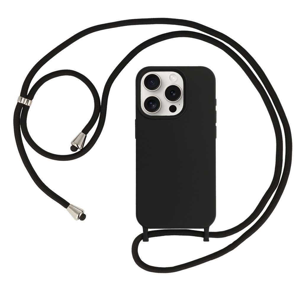 Puzdro Strap D1 pre Iphone 15 Pro čierne