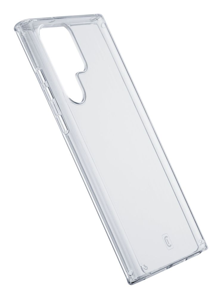 Zadný priehľadný kryt s ochranným rámom Cellularline Clear Duo pre Samsung Galaxy S24 Ultra