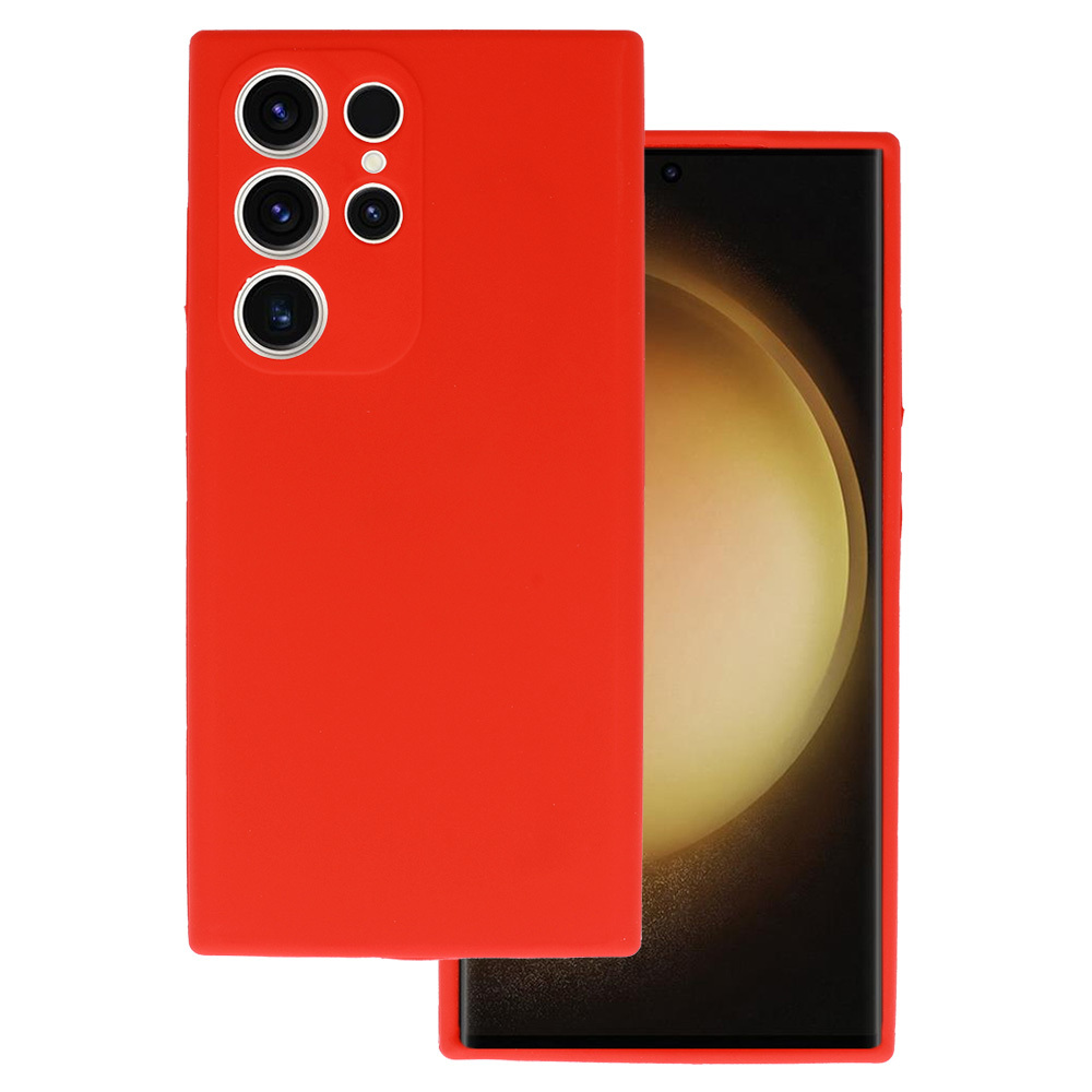 Tel Protect Silicone Premium pre Samsung Galaxy S24 Ultra red