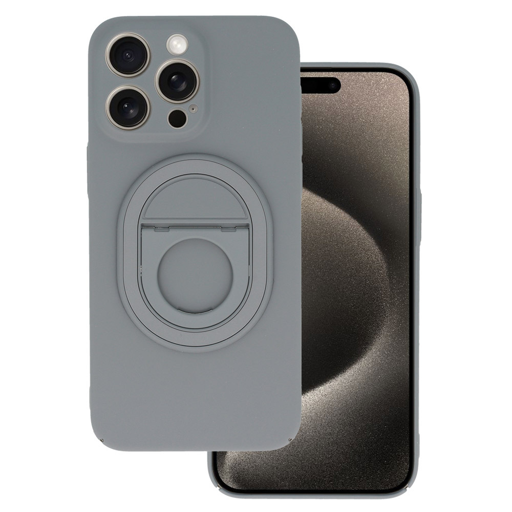 Puzdro Tel Protect Magnetic Elipse pre Samsung Galaxy S24 Plus sivé