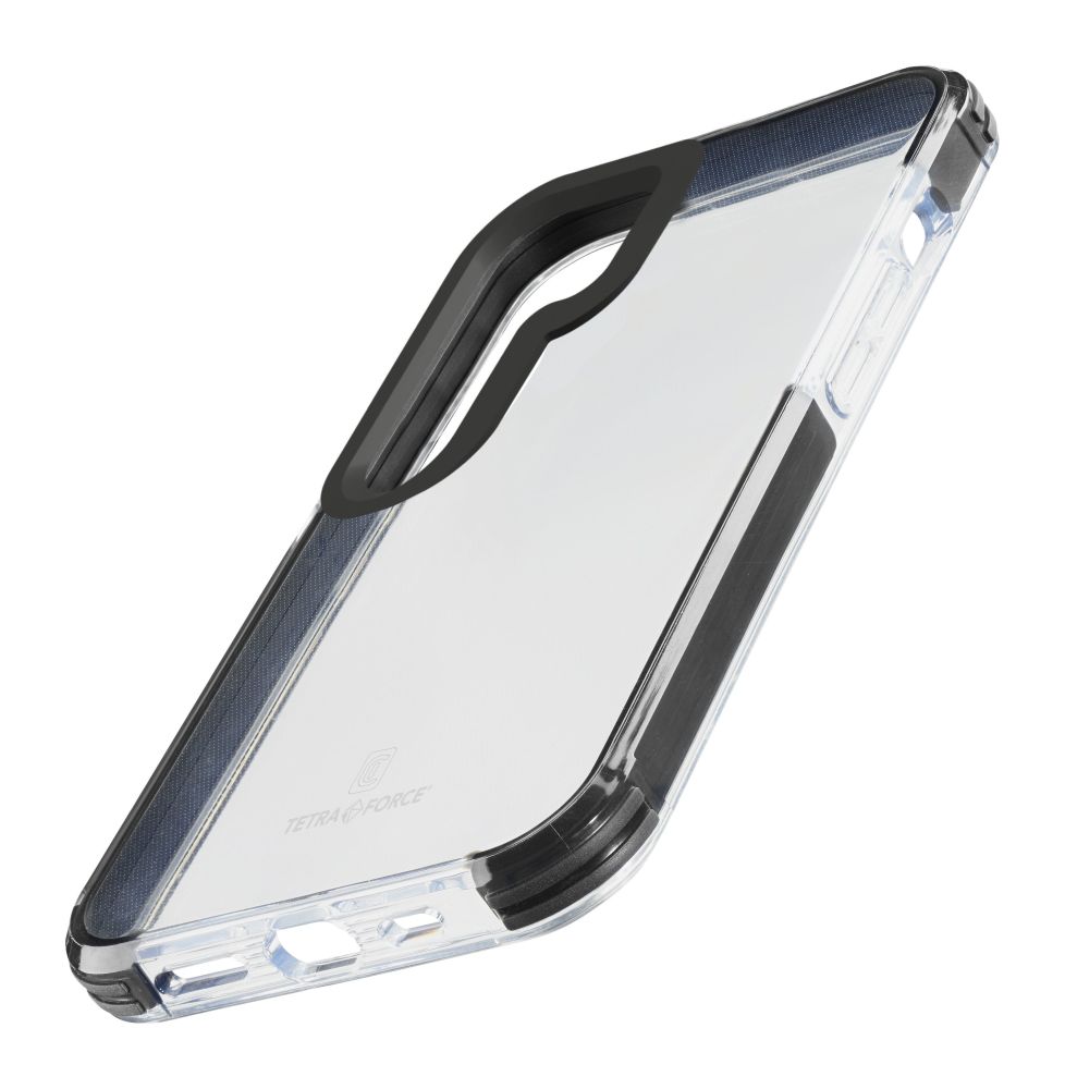 Ultra ochranné puzdro Cellularline Tetra Force Strong Guard pre Samsung Galaxy S24+, priehľadné