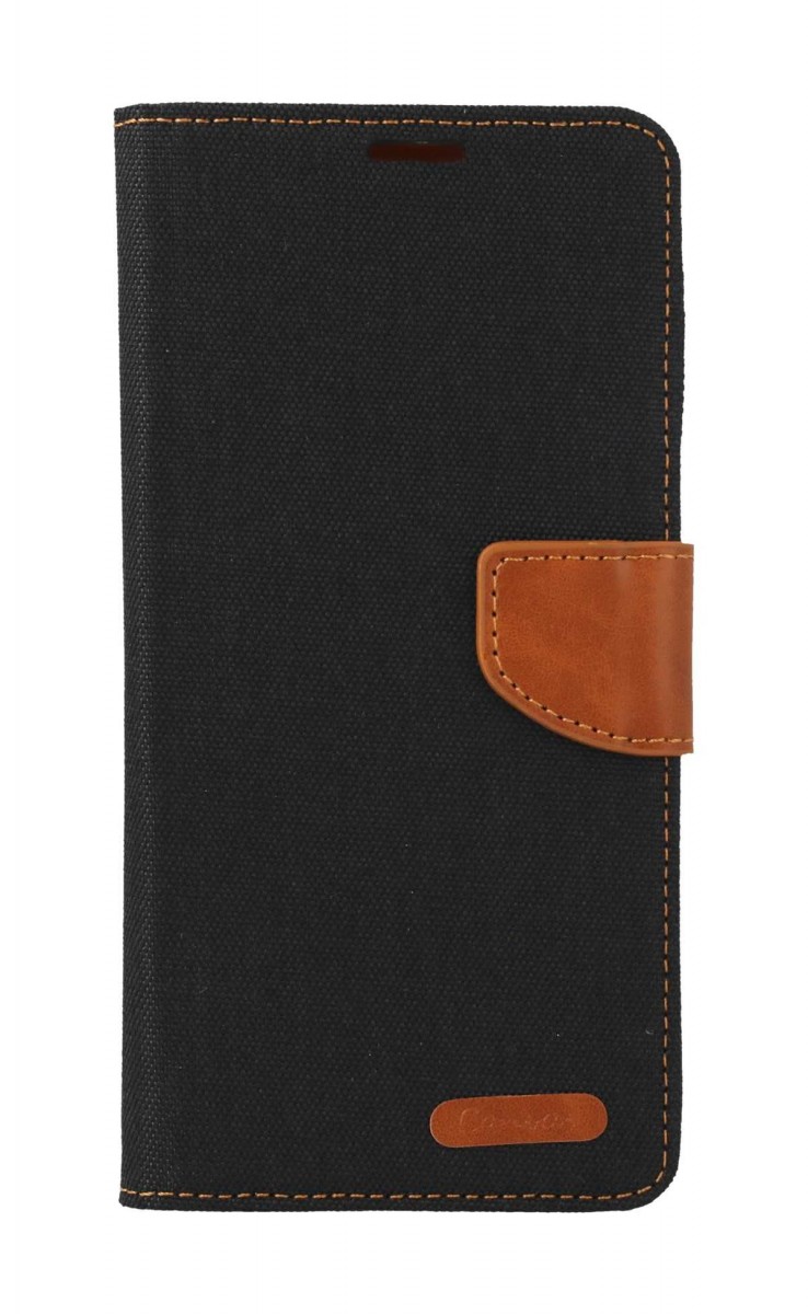Flipové puzdro Canvas pre Xiaomi Redmi 13C čierne