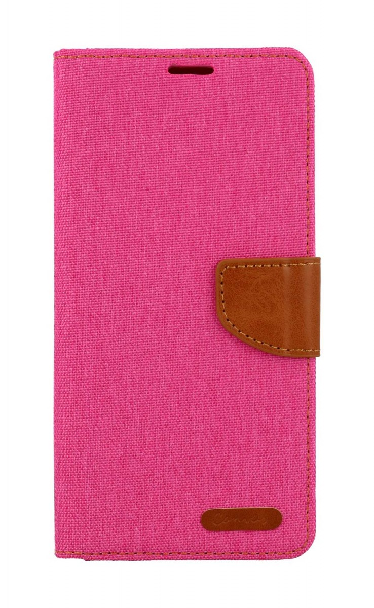 Flipové puzdro Canvas pre Xiaomi Redmi 13C ružové