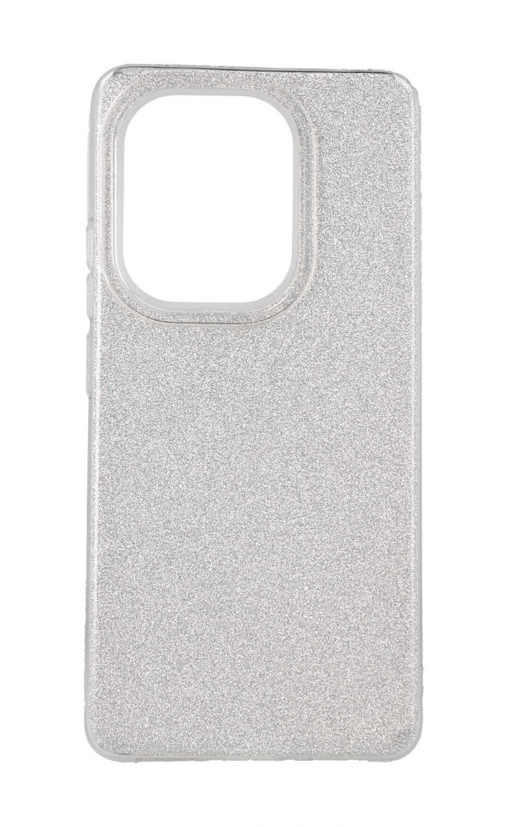 Zadný pevný kryt na Xiaomi Redmi Note 13 Pro glitter strieborný
