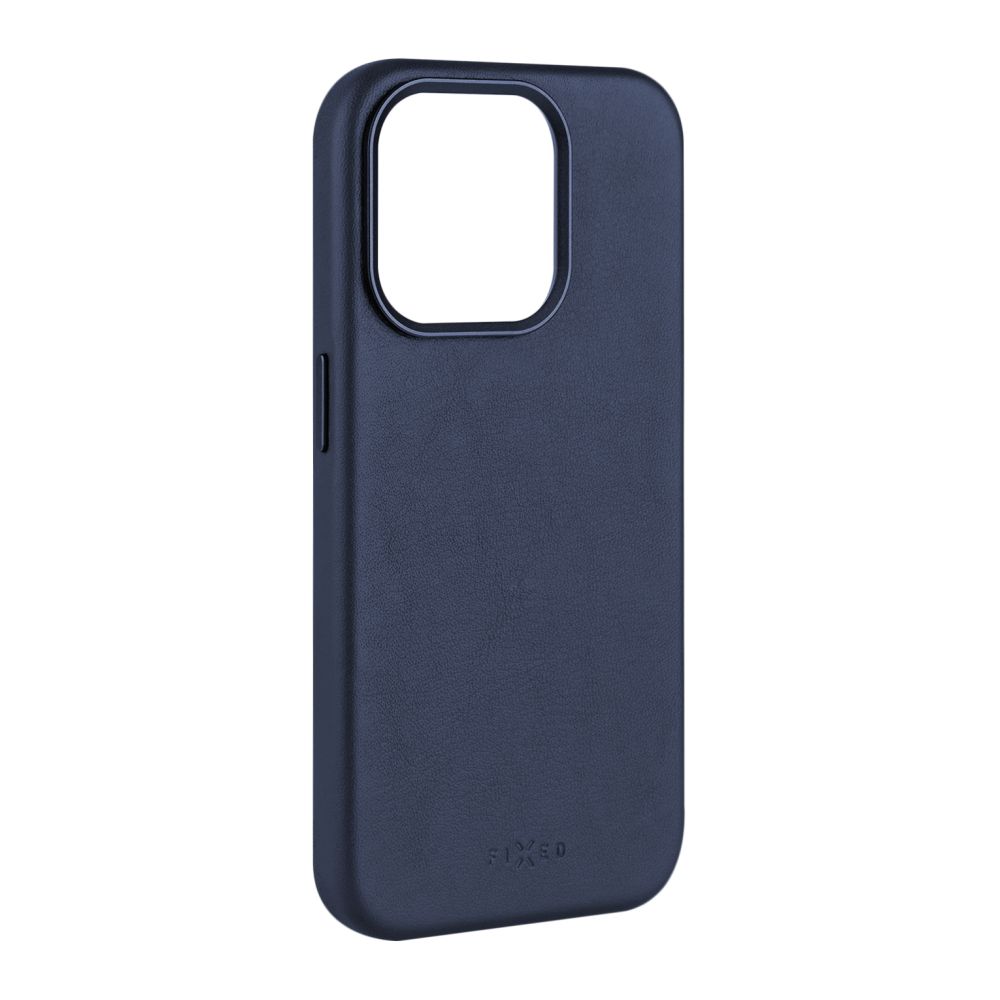 Kožený zadný kryt FIXED MagLeather s podporou MagSafe pre Samsung Galaxy S24 Ultra, modrý