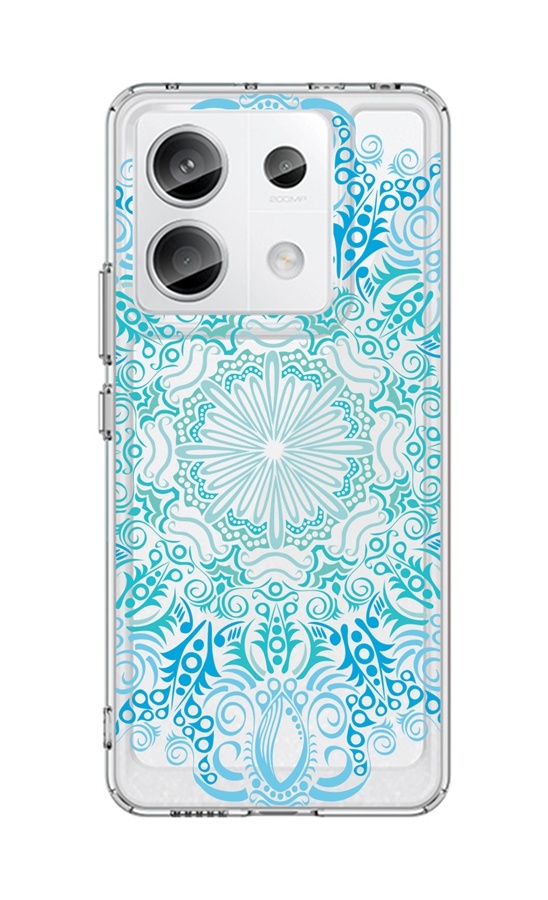 Zadný pevný kryt na Xiaomi Redmi Note 13 Pro 5G Blue Mandala