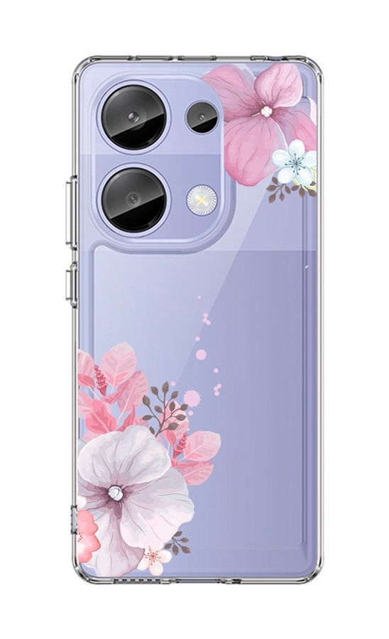 Zadný pevný kryt na Xiaomi Redmi Note 13 Pro Violet Blossom