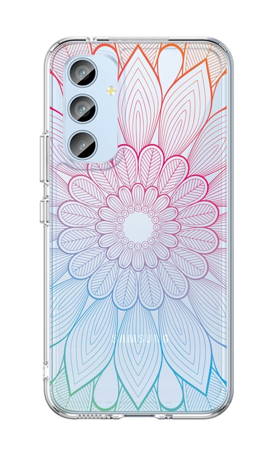 Zadný pevný kryt Obraz na Samsung A54 5G Rainbow Mandala