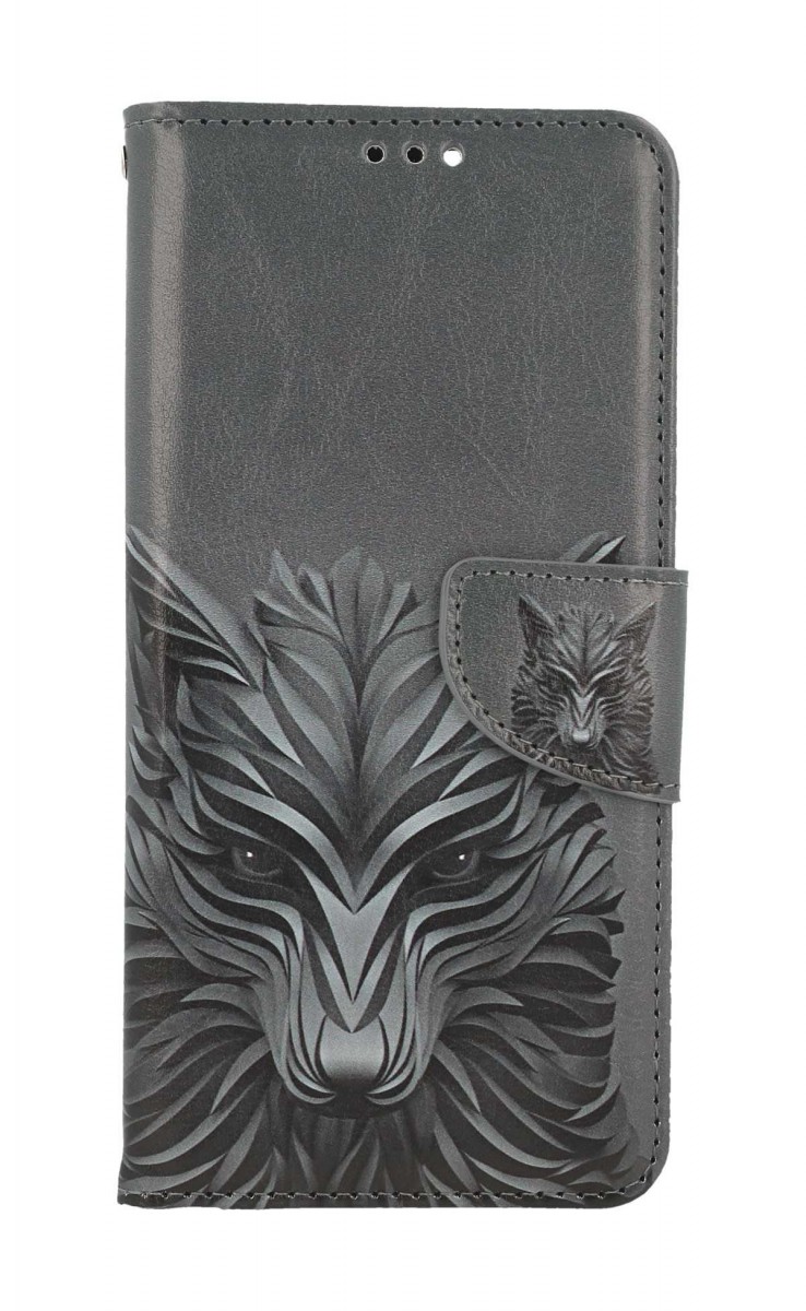 Flipové puzdro TopQ pre Motorola Edge 40 Vlk
